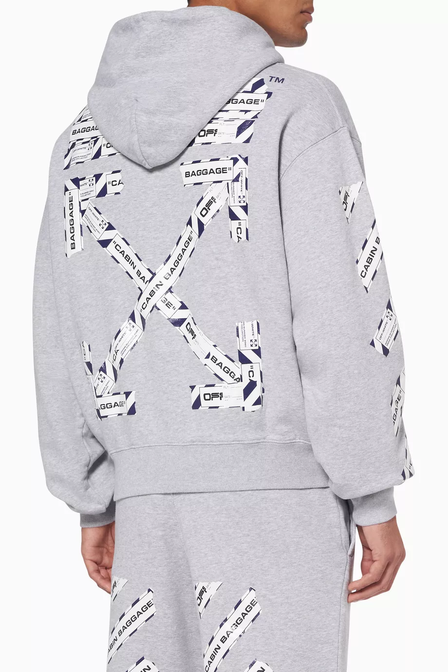 Off white airport tape hoodie deals