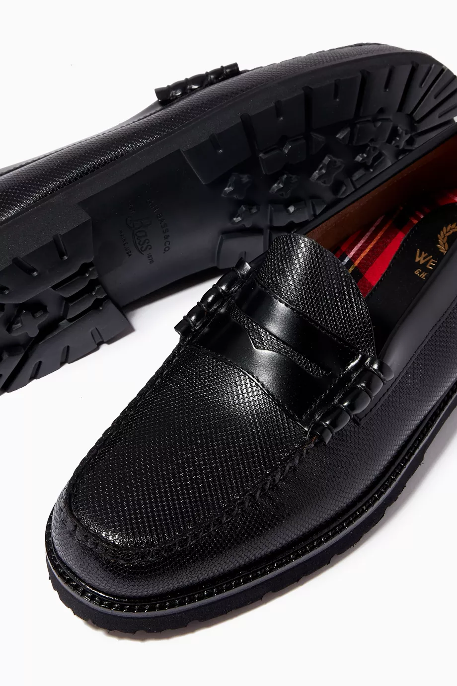 Gh Bass Fred Perry Loafers Buy Fred Perry Black X Bass Penny