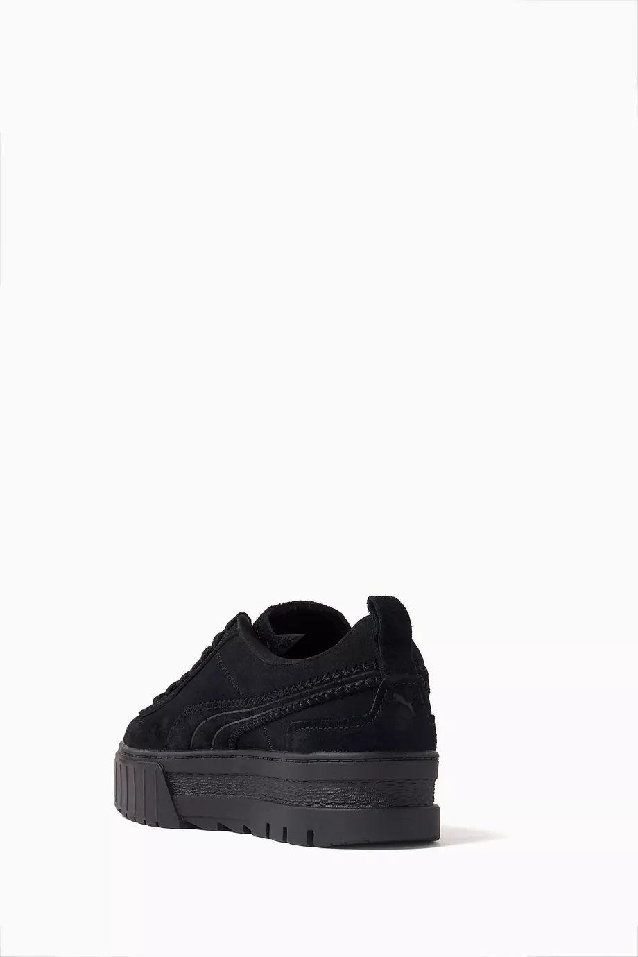 Buy Puma Black Mayze Reclaim Sneakers in Suede For Women Online
