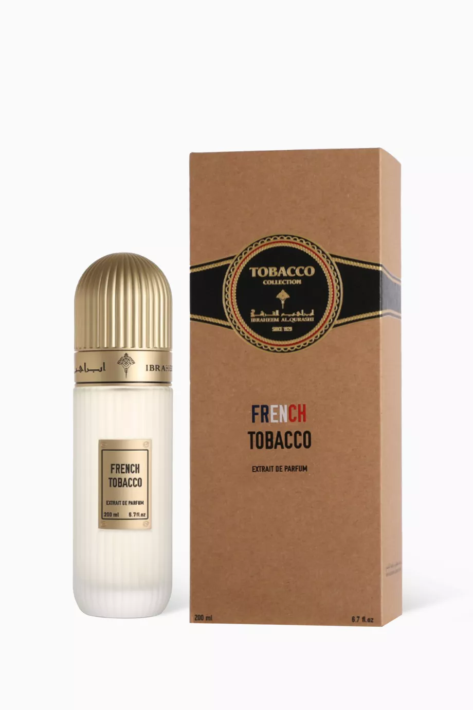 Buy Ibrahim Al Qurashi French Tobacco Extrait de Parfum, 200ml For UNISEX  Online
