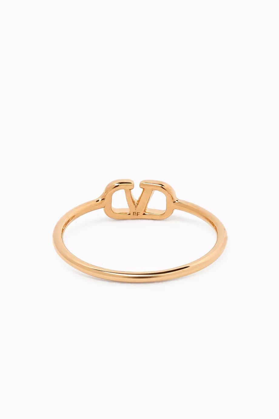 指輪・リング VALENTINO FW25 \"VLOGO SIGNATURE\" RING (7W2J0X03MET CS4) Valentino Garavani VLogo Signature Metal Ring | Saks Fifth
