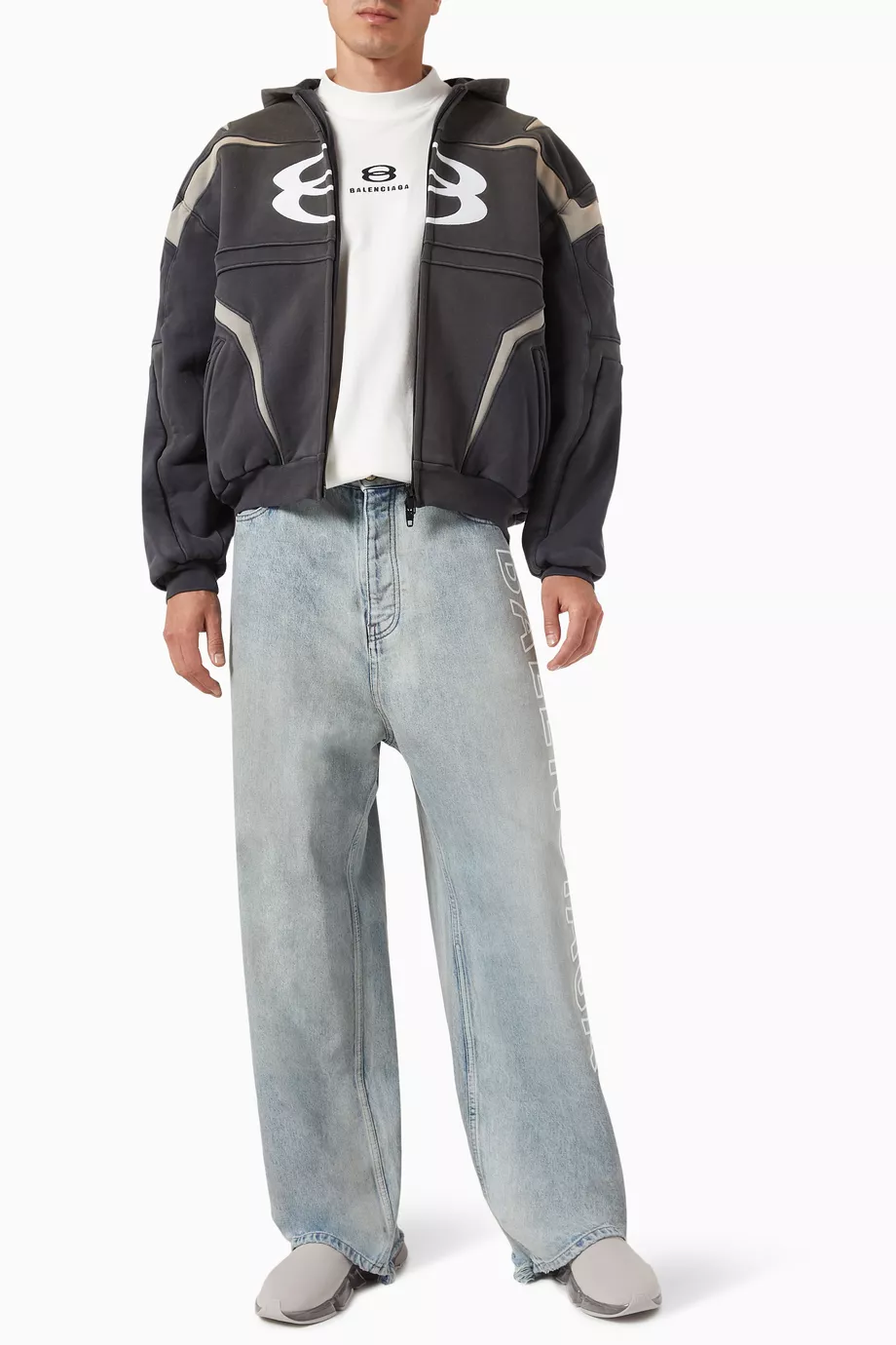 Buy Balenciaga Black Unity Sports Icon Biker Jacket in Compact